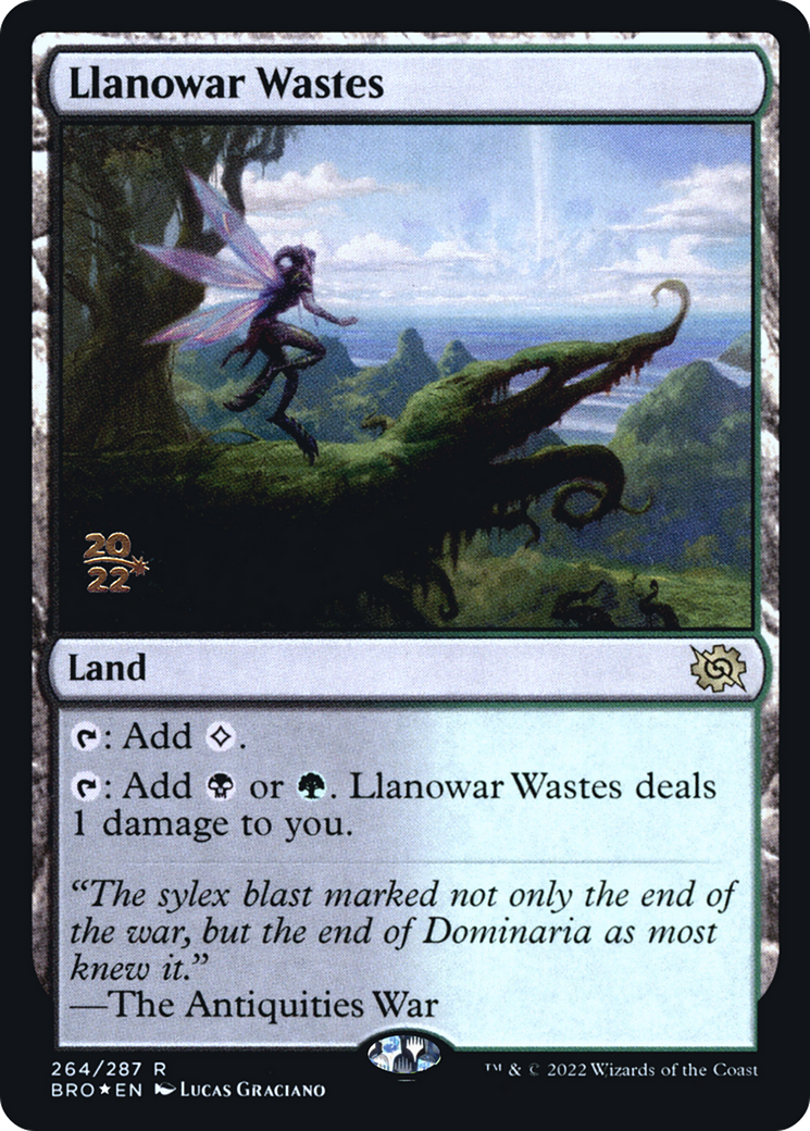 Llanowar Wastes [The Brothers' War: Prerelease Promos] | Grognard Games