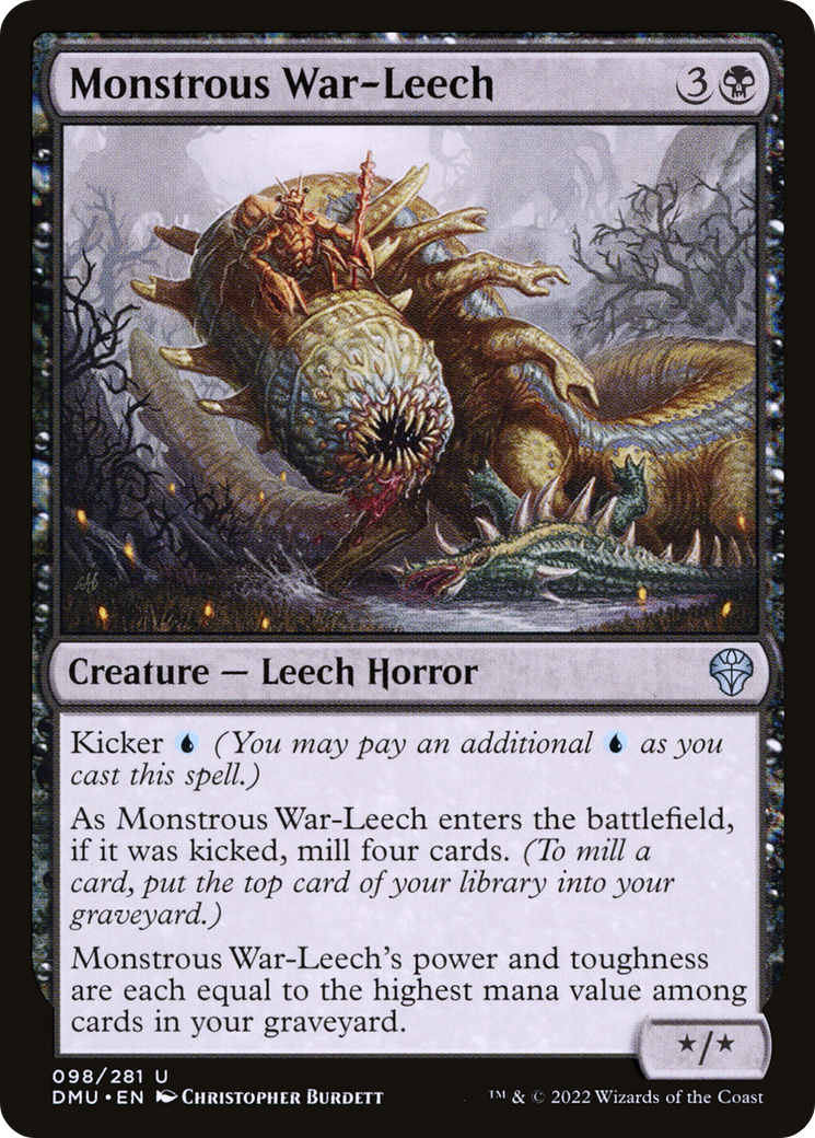 Monstrous War-Leech [Dominaria United] | Grognard Games