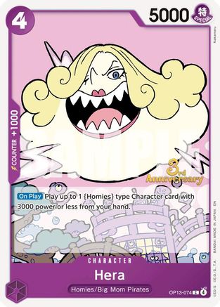 Hera (OP13-074) - Carrying On His Will: 3rd Anniversary Tournament Cards | Grognard Games