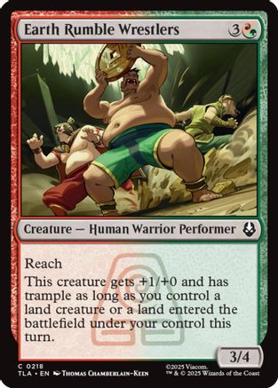 Earth Rumble Wrestlers (TLA-218) - Avatar: The Last Airbender Foil | Grognard Games