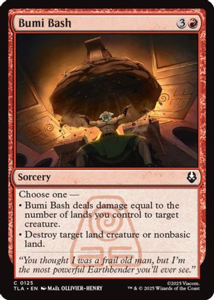 Bumi Bash (TLA-125) - Avatar: The Last Airbender Foil | Grognard Games