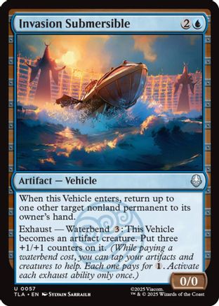 Invasion Submersible (TLA-057) - Avatar: The Last Airbender | Grognard Games