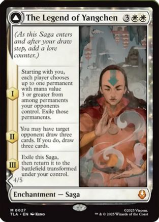 The Legend of Yangchen (TLA-027) - Avatar: The Last Airbender | Grognard Games