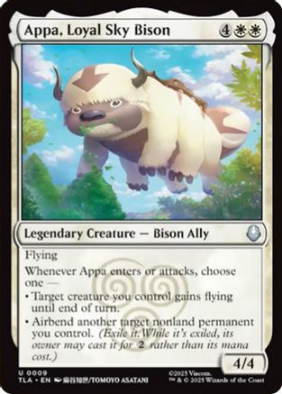Appa, Loyal Sky Bison (TLA-009) - Avatar: The Last Airbender | Grognard Games