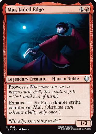 Mai, Jaded Edge (TLA-147) - Avatar: The Last Airbender | Grognard Games