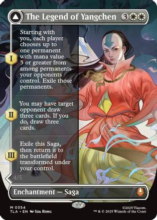 The Legend of Yangchen (Borderless) (TLA-354) - Avatar: The Last Airbender | Grognard Games