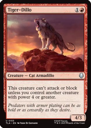Tiger-Dillo (TLA-155) - Avatar: The Last Airbender Foil | Grognard Games
