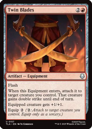 Twin Blades (TLA-157) - Avatar: The Last Airbender Foil | Grognard Games