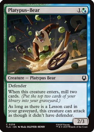 Platypus-Bear (TLA-236) - Avatar: The Last Airbender Foil | Grognard Games