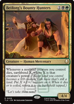Beifong's Bounty Hunters (TLA-209) - Avatar: The Last Airbender | Grognard Games