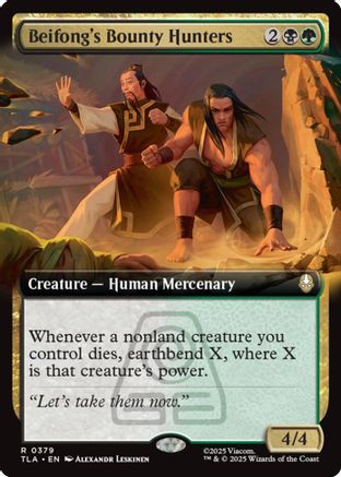 Beifong's Bounty Hunters (Extended Art) (TLA-379) - Avatar: The Last Airbender Foil | Grognard Games