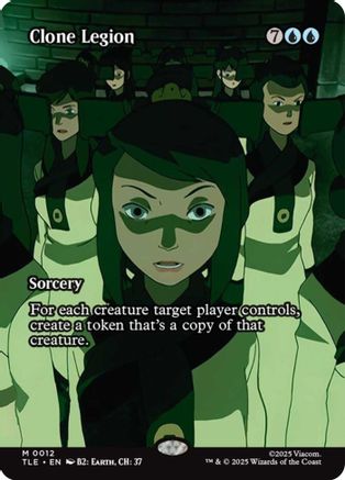 Clone Legion (Borderless) (TLE-012) - Avatar: The Last Airbender: Eternal-Legal Foil | Grognard Games