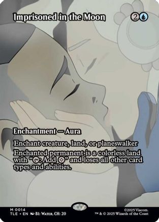 Imprisoned in the Moon (Borderless) (TLE-014) - Avatar: The Last Airbender: Eternal-Legal | Grognard Games