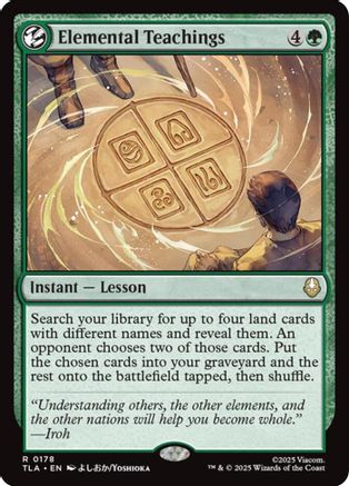 Elemental Teachings (TLA-178) - Avatar: The Last Airbender Foil | Grognard Games