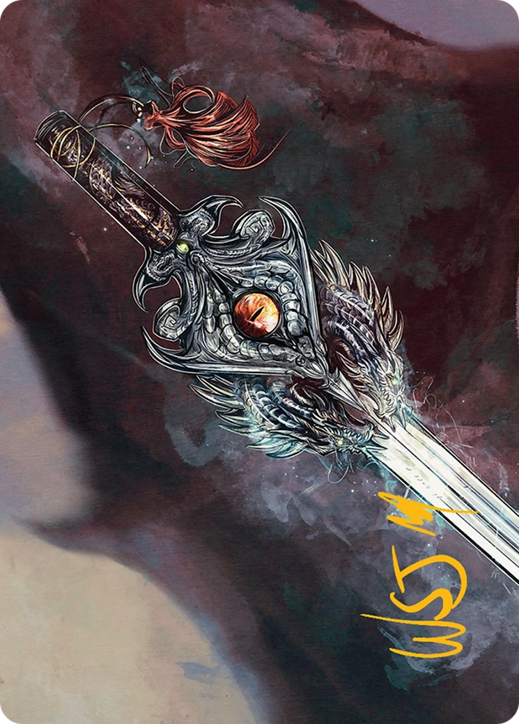 Dragonfire Blade Art Card (40/54) [Tarkir: Dragonstorm Art Series] | Grognard Games