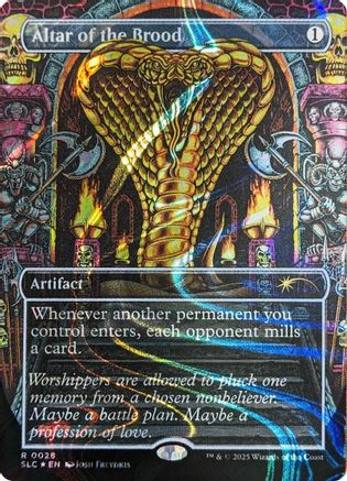 Altar of the Brood (Halo Foil) (SLC-028) - Secret Lair Countdown Kit Foil | Grognard Games