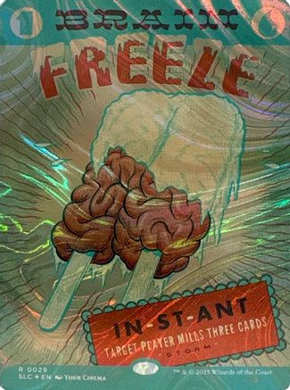 Brain Freeze (Halo Foil) (SLC-029) - Secret Lair Countdown Kit Foil | Grognard Games