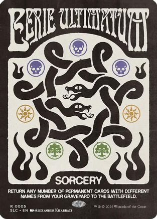 Eerie Ultimatum (SLC-005) - Secret Lair Countdown Kit Foil | Grognard Games