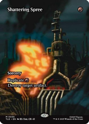 Shattering Spree (Borderless) (TLE-036) - Avatar: The Last Airbender: Eternal-Legal | Grognard Games