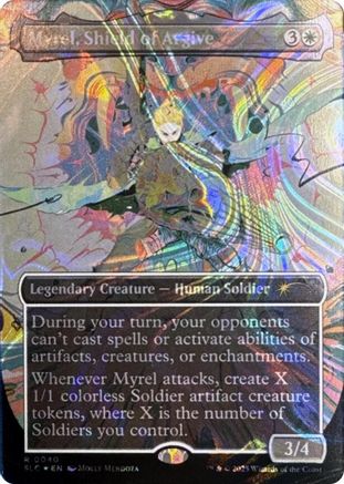 Myrel, Shield of Argive (Halo Foil) (SLC-040) - Secret Lair Countdown Kit Foil | Grognard Games