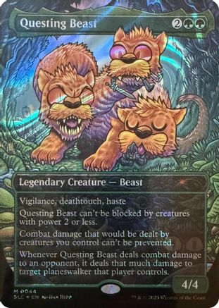 Questing Beast (Halo Foil) (SLC-044) - Secret Lair Countdown Kit Foil | Grognard Games