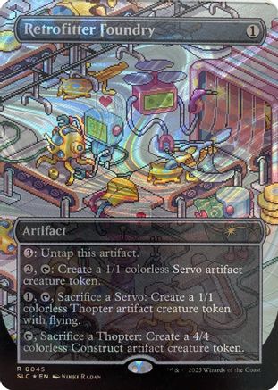 Retrofitter Foundry (Halo Foil) (SLC-045) - Secret Lair Countdown Kit Foil | Grognard Games