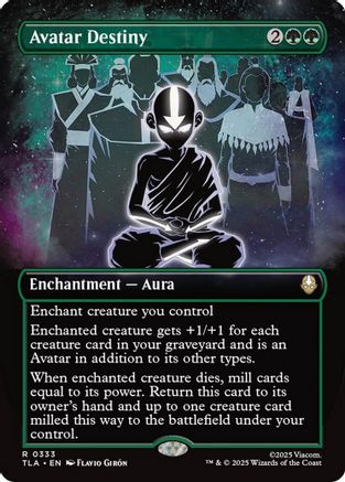 Avatar Destiny (Borderless) (TLA-333) - Avatar: The Last Airbender | Grognard Games