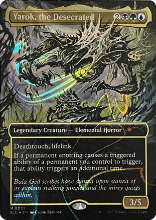 Yarok, the Desecrated (Halo Foil) (SLC-052) - Secret Lair Countdown Kit Foil | Grognard Games