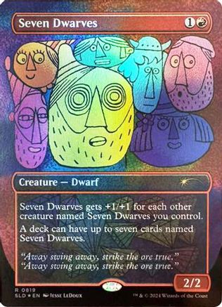 Seven Dwarves (0819) (SLD-819) - Secret Lair Drop Series Foil | Grognard Games