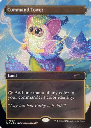 Command Tower (7067) (Confetti Foil) (SLD-7067) - Secret Lair Drop Series Foil | Grognard Games