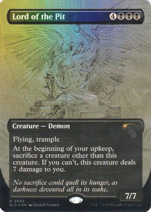 Lord of the Pit (Sketch Showcase) (Rainbow Foil) (SLD-893) - Secret Lair Drop Series Foil | Grognard Games