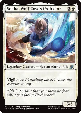 Sokka, Wolf Cove's Protector (0274) (TLE-274) - Avatar: The Last Airbender: Eternal-Legal | Grognard Games