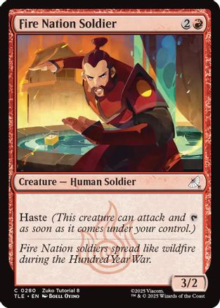 Fire Nation Soldier (0280) (TLE-280) - Avatar: The Last Airbender: Eternal-Legal | Grognard Games