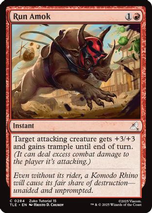 Run Amok (0284) (TLE-284) - Avatar: The Last Airbender: Eternal-Legal | Grognard Games