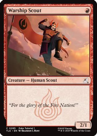 Warship scout (0285) (TLE-285) - Avatar: The Last Airbender: Eternal-Legal | Grognard Games