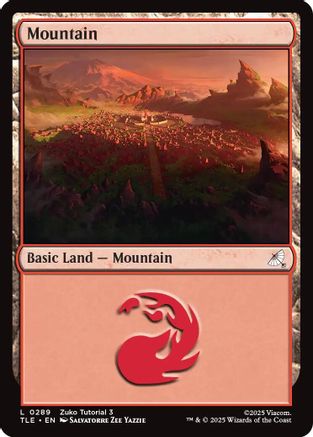 Mountain (0289) (TLE-289) - Avatar: The Last Airbender: Eternal-Legal | Grognard Games