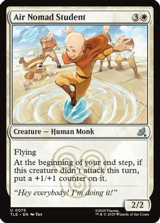 Air Nomad Student (TLE-075) - Avatar: The Last Airbender: Eternal-Legal | Grognard Games