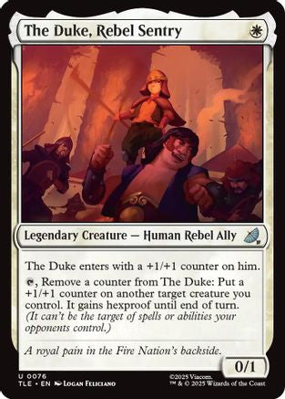 The Duke, Rebel Sentry (TLE-076) - Avatar: The Last Airbender: Eternal-Legal | Grognard Games