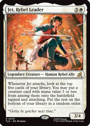 Jet, Rebel Leader (TLE-078) - Avatar: The Last Airbender: Eternal-Legal | Grognard Games