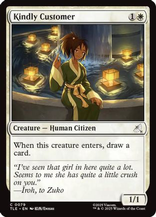 Kindly Customer (TLE-079) - Avatar: The Last Airbender: Eternal-Legal Foil | Grognard Games