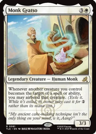 Monk Gyatso (TLE-081) - Avatar: The Last Airbender: Eternal-Legal | Grognard Games