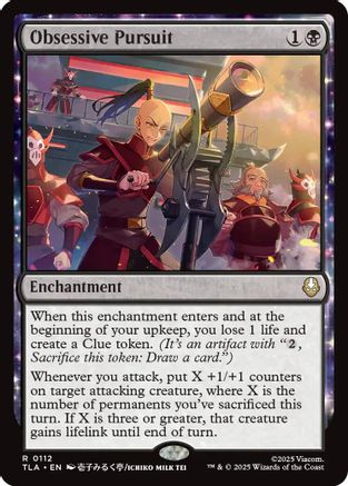Obsessive Pursuit (TLA-112) - Avatar: The Last Airbender Foil | Grognard Games