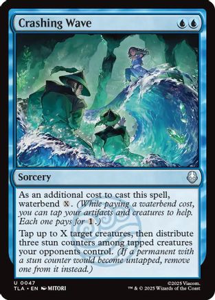 Crashing Wave (TLA-047) - Avatar: The Last Airbender Foil | Grognard Games
