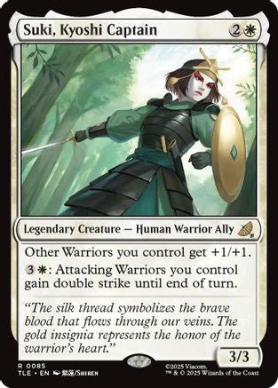 Suki, Kyoshi Captain (TLE-085) - Avatar: The Last Airbender: Eternal-Legal Foil | Grognard Games