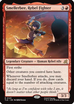 Smellerbee, Rebel Fighter (TLE-125) - Avatar: The Last Airbender: Eternal-Legal | Grognard Games