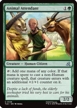 Animal Attendant (TLE-128) - Avatar: The Last Airbender: Eternal-Legal Foil | Grognard Games