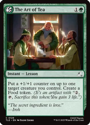 The Art of Tea (TLE-129) - Avatar: The Last Airbender: Eternal-Legal Foil | Grognard Games