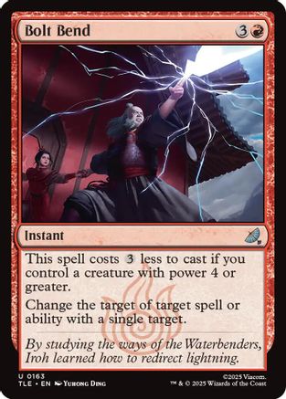 Bolt Bend (TLE-163) - Avatar: The Last Airbender: Eternal-Legal Foil | Grognard Games