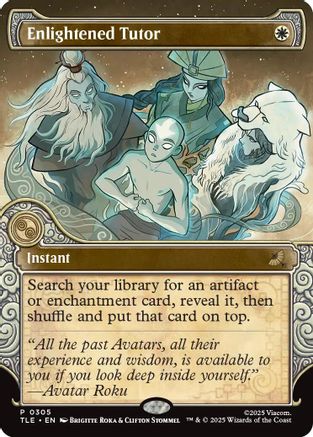 Enlightened Tutor (Showcase) (TLE-305) - Avatar: The Last Airbender: Eternal-Legal | Grognard Games