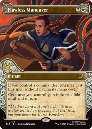Flawless Maneuver (Showcase) (TLE-306) - Avatar: The Last Airbender: Eternal-Legal | Grognard Games
